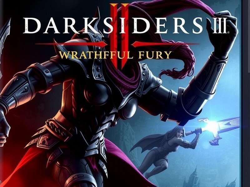 Darksiders III Wrathful Fury Official Cover Darksiders III Wrathful Fury Cover Art